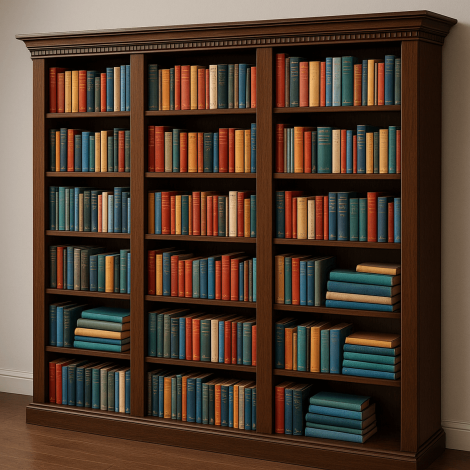 Bookcase 3D View