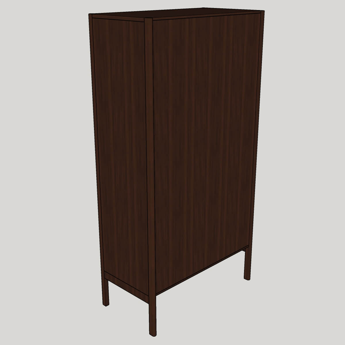 Cupboard ISO60 Back View