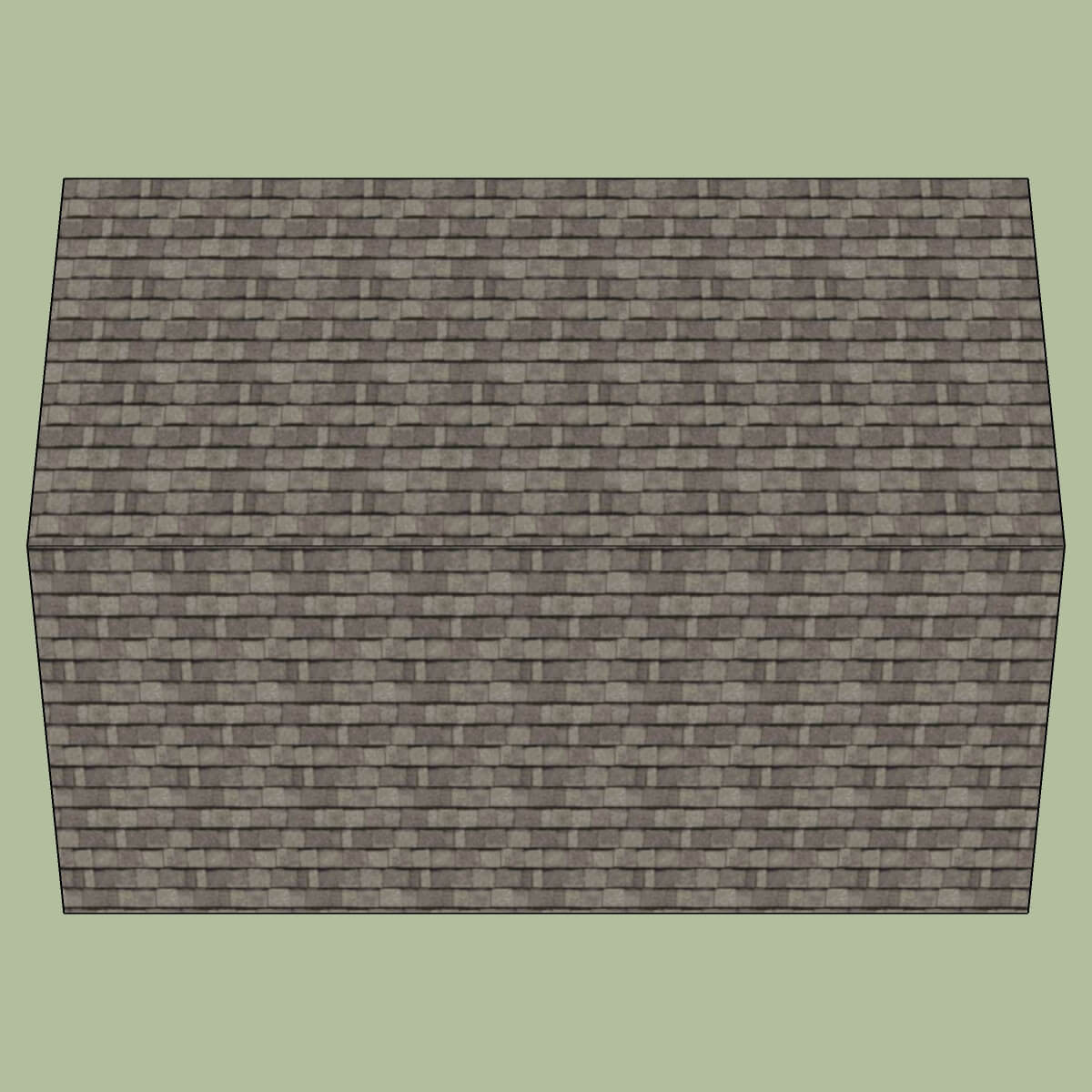 Gable Garage Top View