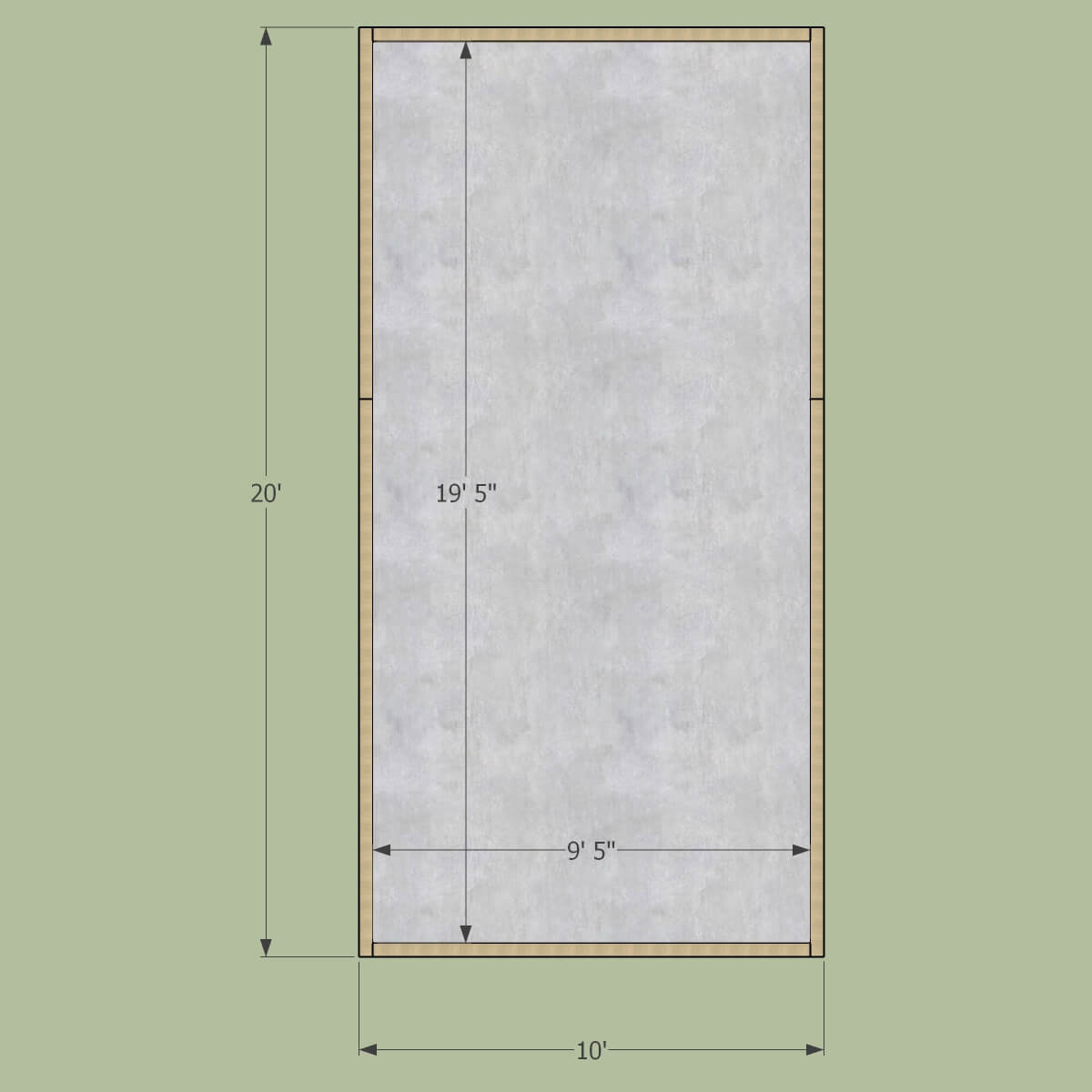 Gable Shed Floor