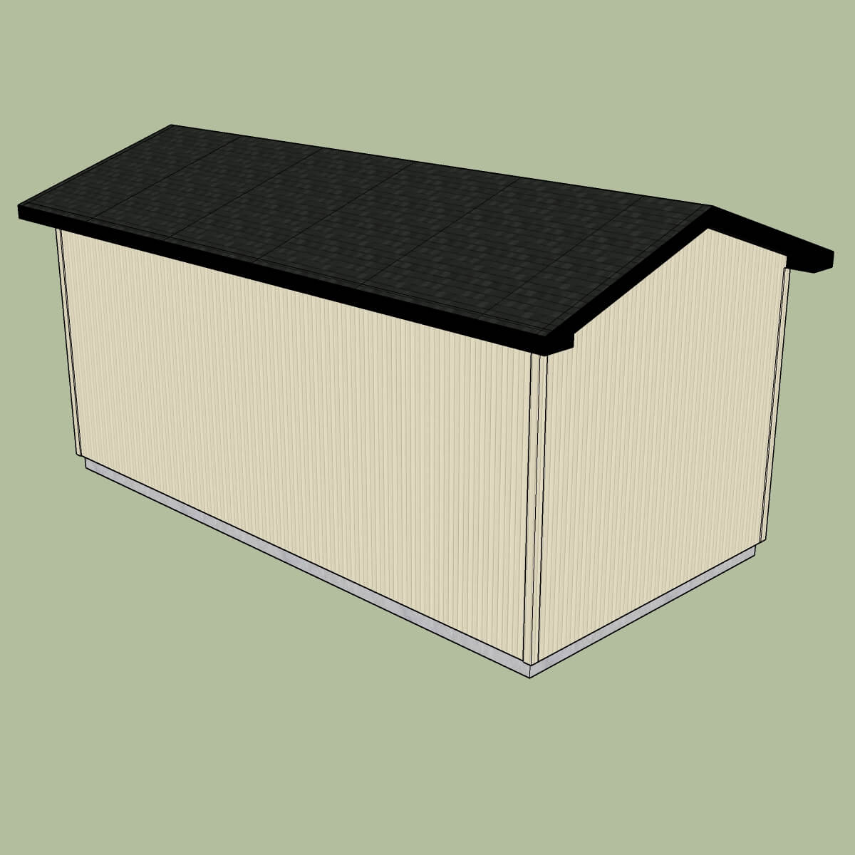 Gable Shed ISO60 View