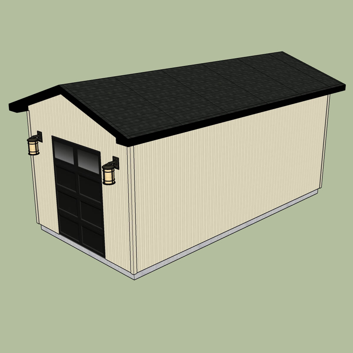 Gable Shed ISO60 View