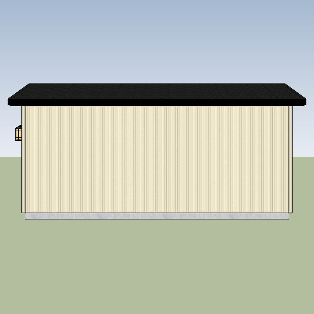 Gable Shed Right View