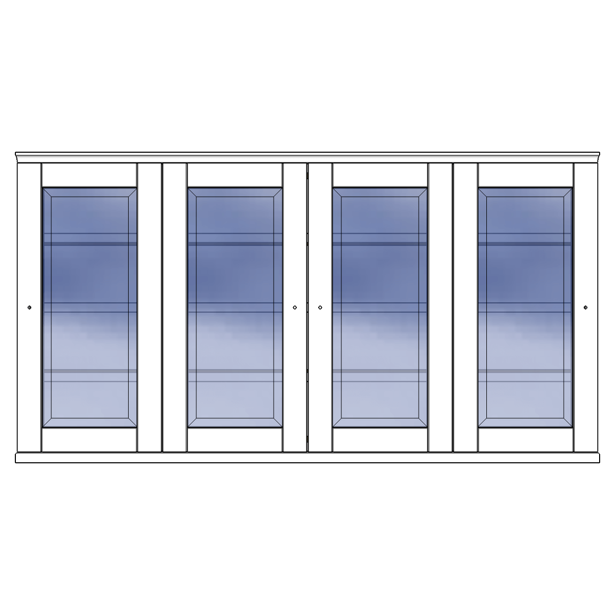 Bathroom Cabinet Front View
