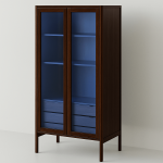 Overview of the modern glass door dresser woodworking plans